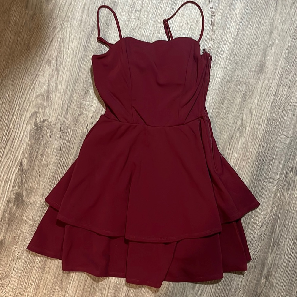 Altar’d state wine red dress size small
